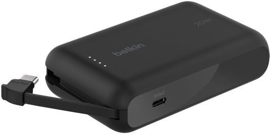 Eksterna baterija Belkin BoostCharge, 10000mAh, 20W, PD, 2 x USB-C, Crna BPB021hqBK