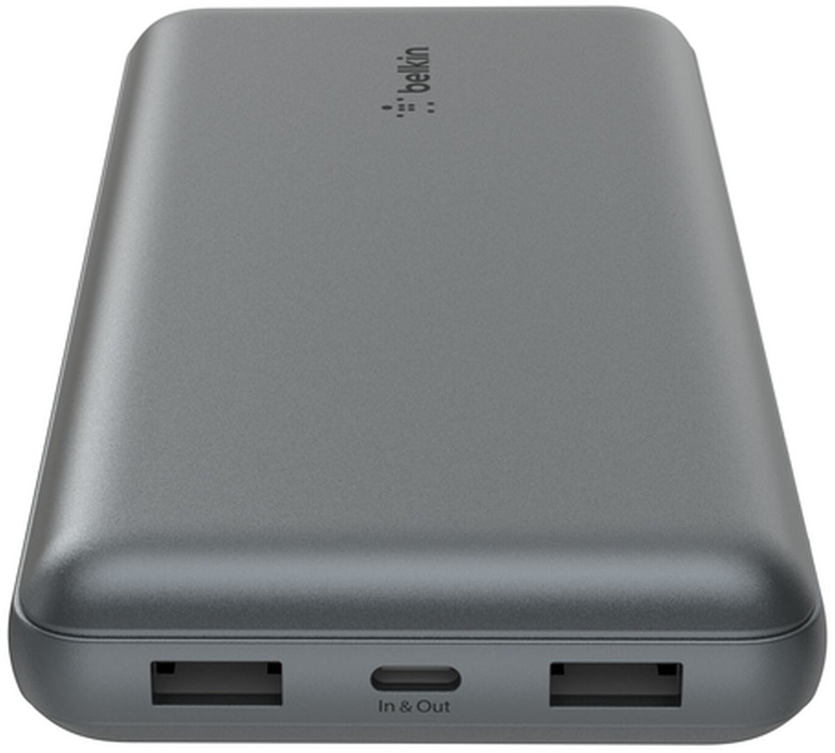 Eksterna baterija Belkin BoostCharge Pro, 20000mAh, 15W, 1 x USB-C - 2 x USB-A, Siva BPB012btGY