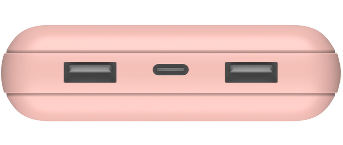Eksterni punjač Belkin BoostCharge, 20000mAh, 15W, 1 x USB-C - 2 x USB-A, Roze Zlatna BPB012btRG