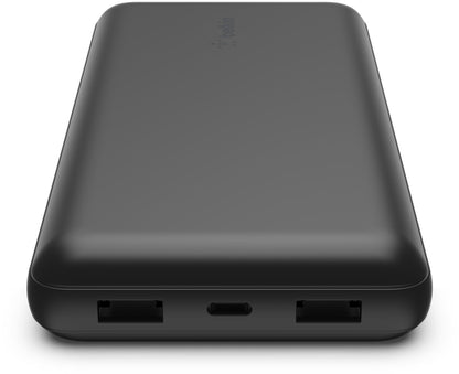 Eksterna baterija Belkin BoostCharge Pro, 20000mAh, 15W, 1 x USB-C - 2 x USB-A, Crna BPB012btBK