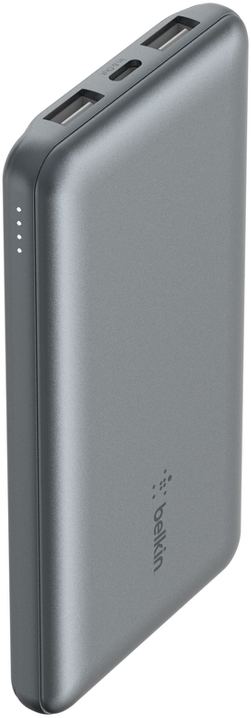Eksterna baterija Belkin BoostCharge, 10000mAh, 15W, 1 x USB-C - 2 x USB-A, Siva BPB011btGY