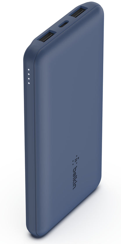 Eksterni punjač Belkin BoostCharge, 10000mAh, 15W, 1 x USB-C - 2 x USB-A, Tamnoplava BPB011btBL