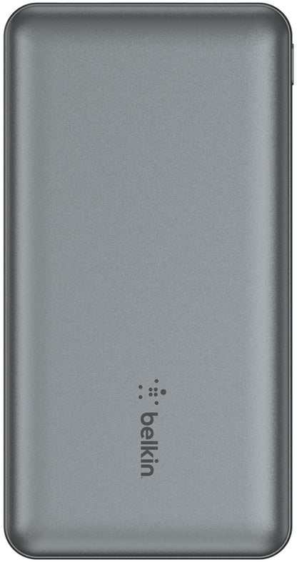 Eksterna baterija Belkin BoostCharge, 10000mAh, 15W, 1 x USB-C - 2 x USB-A, Siva BPB011btGY