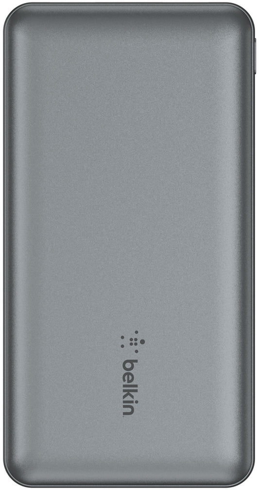 Eksterna baterija Belkin BoostCharge, 10000mAh, 15W, 1 x USB-C - 2 x USB-A, Siva BPB011btGY