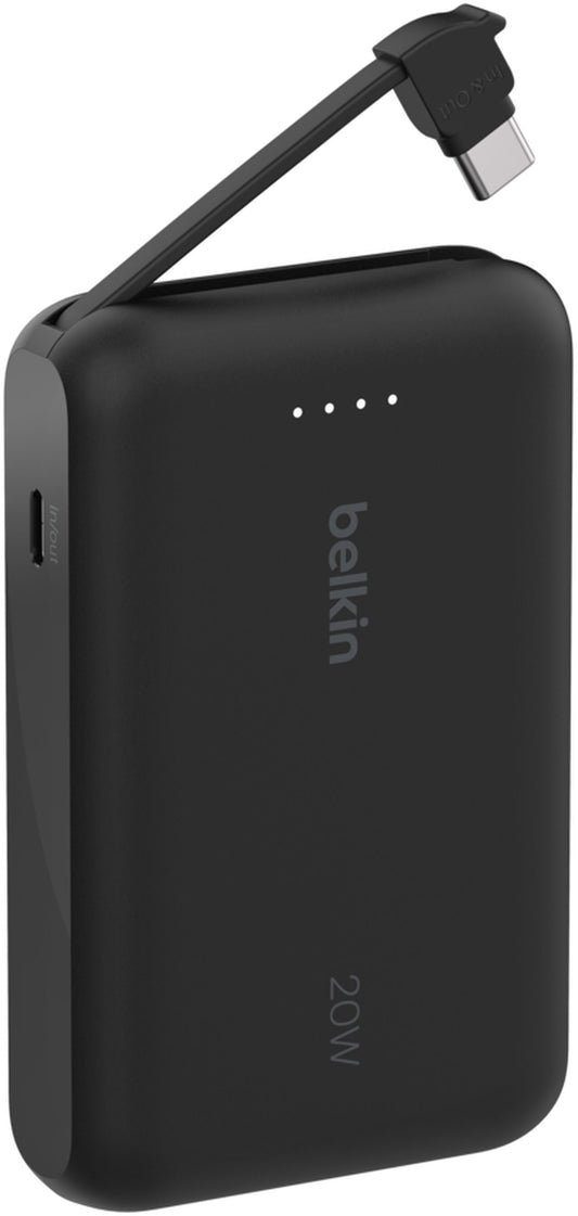 Eksterna baterija Belkin BoostCharge, 10000mAh, 20W, PD, 2 x USB-C, Crna BPB021hqBK