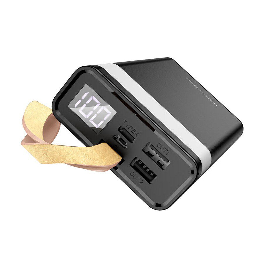 Eksterna baterija Borofone BJ18 Coolmy, 20000mAh, 10W, 2 x USB-A, Crna