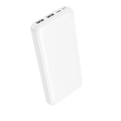 Eksterna baterija Borofone BJ78 Clever, 10000mAh, 10W, 2 x USB-A, Bela