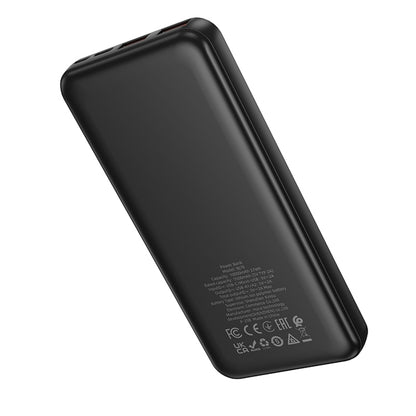 Spoljna baterija Borofone BJ78 Clever, 10000mAh, 10W, 2 x USB-A, Crna