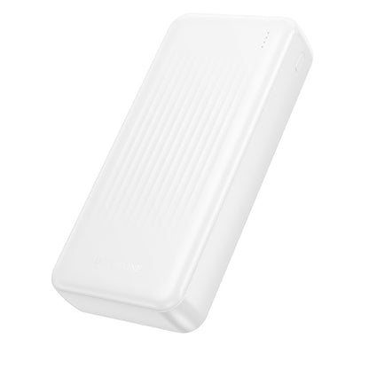 Spoljna baterija Borofone BJ80A Clever, 20000mAh, 22.5W, QC + PD, 1 x USB-C - 2 x USB-A, Bela