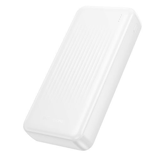 Spoljna baterija Borofone BJ80A Clever, 20000mAh, 22.5W, QC + PD, 1 x USB-C - 2 x USB-A, Bela