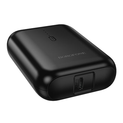 Eksterna baterija Borofone BJ81 Stability, 5000mAh, 10W, 1 x USB-A, Crna