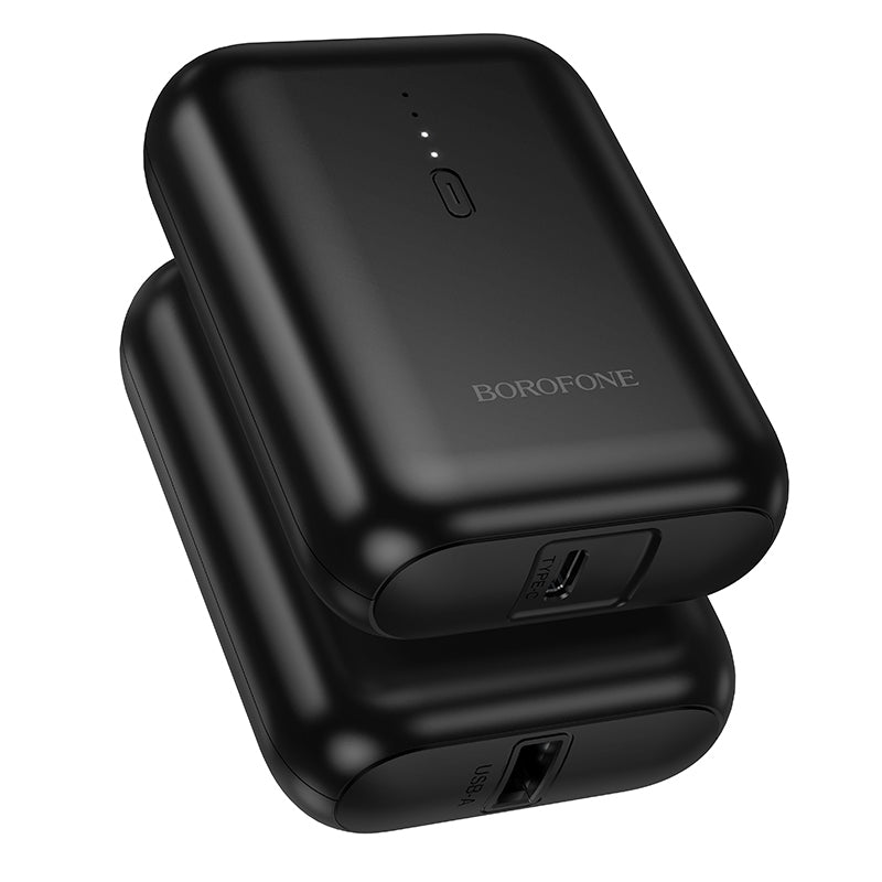Eksterna baterija Borofone BJ81 Stability, 5000mAh, 10W, 1 x USB-A, Crna