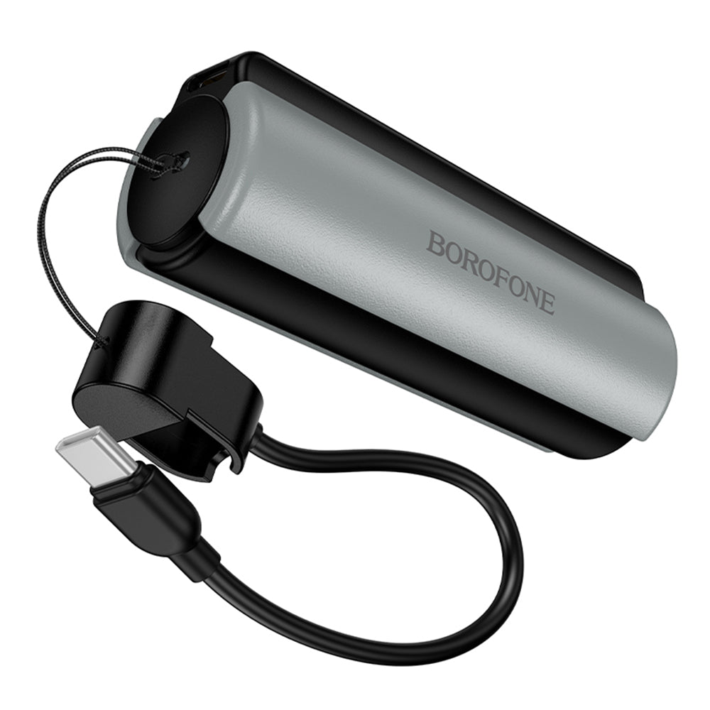 Eksterna baterija Borofone BJ87 Star, 5000mAh, 10W, 1 x USB-C, Siva