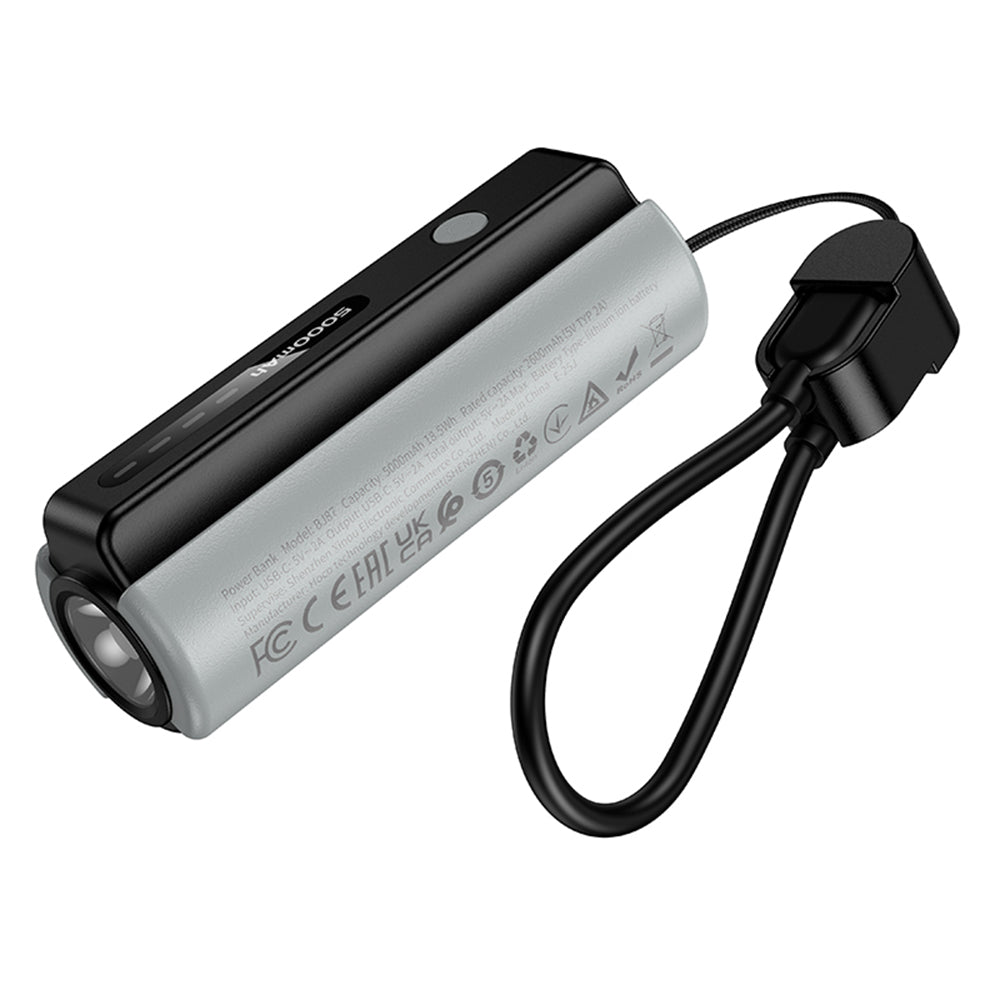 Eksterna baterija Borofone BJ87 Star, 5000mAh, 10W, 1 x USB-C, Siva
