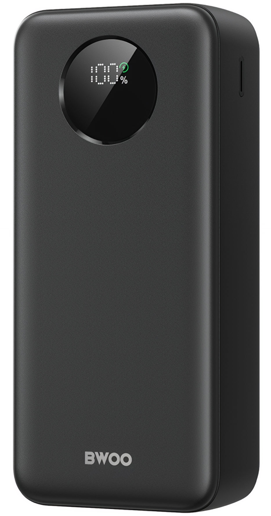 Eksterna baterija BWOO BO-P64, 30000mAh, 22.5W, QC + PD, 1 x USB-C - 2 x USB-A, Crna