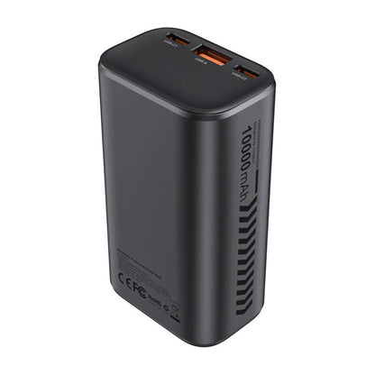 Spoljna baterija Choetech B701, 10000mAh, 30W, QC + PD, 1 x USB-A - 2 x USB-C, Crna