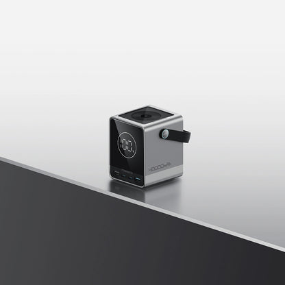 Eksterna baterija Cuktech, 40000mAh, 300W, QC + PD + FQI, 1 x QI - 2 x USB-A - 2 x USB-C, Crna