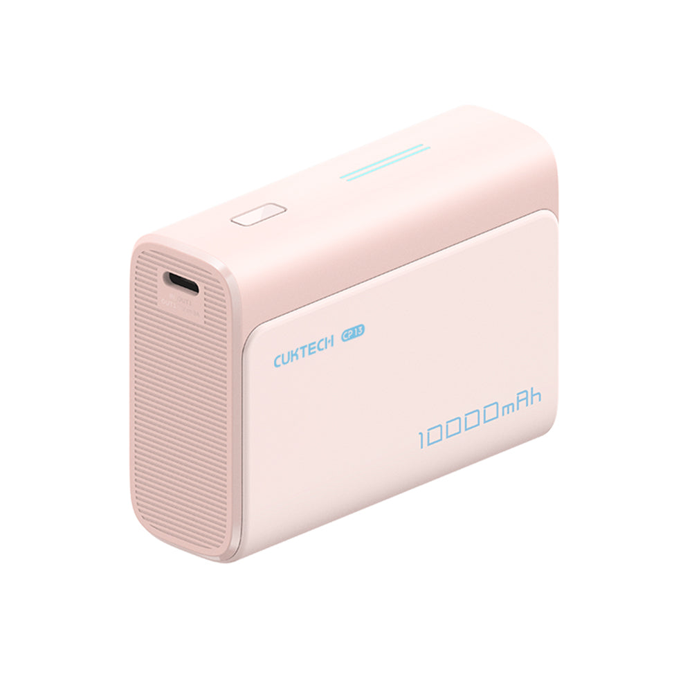 Eksterna baterija Cuktech CP13, 10000mAh, 30W, QC + PD, 1 x USB-A - 1 x USB-C, Roze CUK0PB100DPK