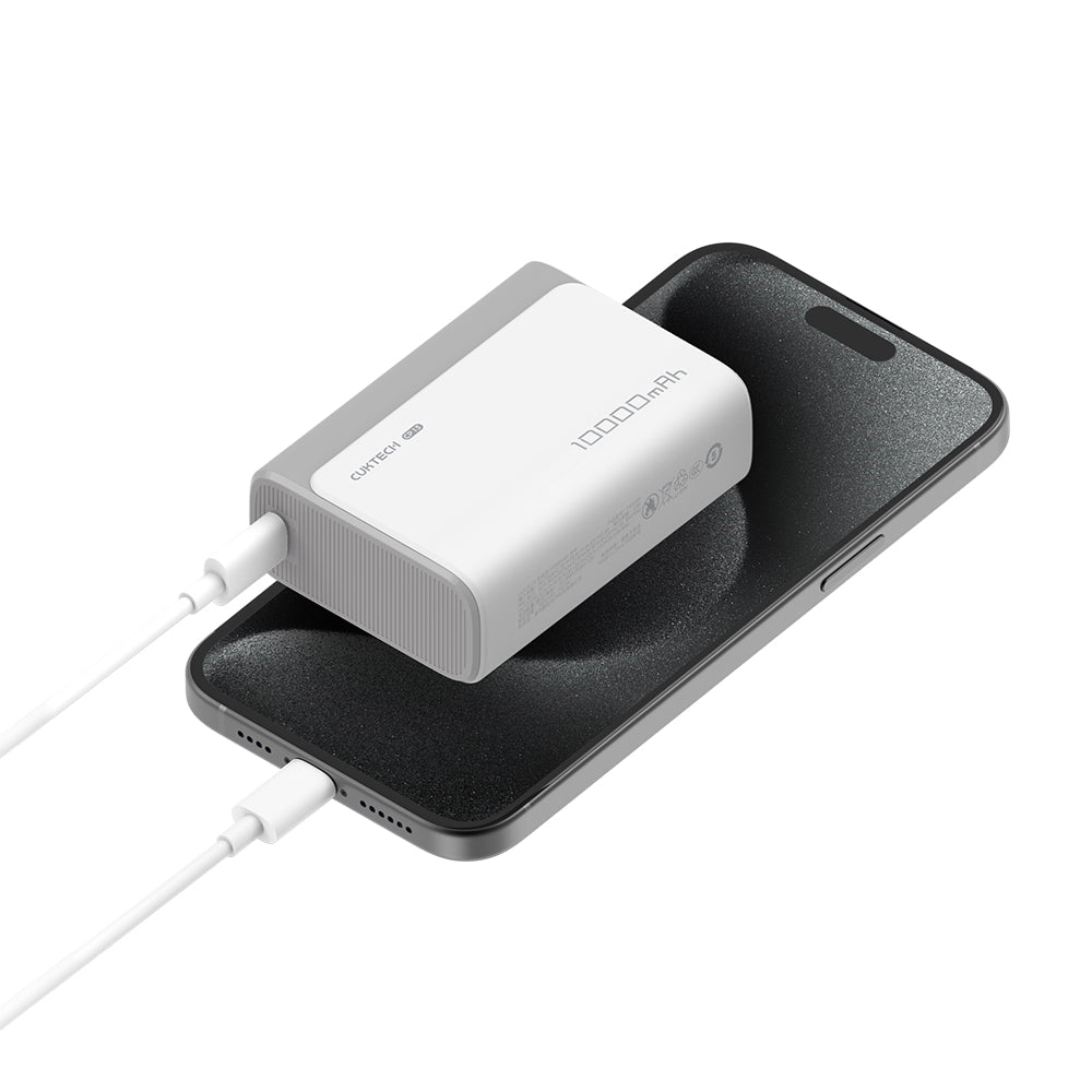 Eksterna baterija Cuktech CP13, 10000mAh, 30W, QC + PD, 1 x USB-A - 1 x USB-C, Roze CUK0PB100DPK