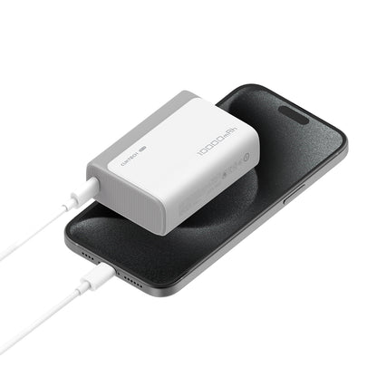 Eksterna baterija Cuktech CP13, 10000mAh, 30W, QC + PD, 1 x USB-A - 1 x USB-C, Roze CUK0PB100DPK