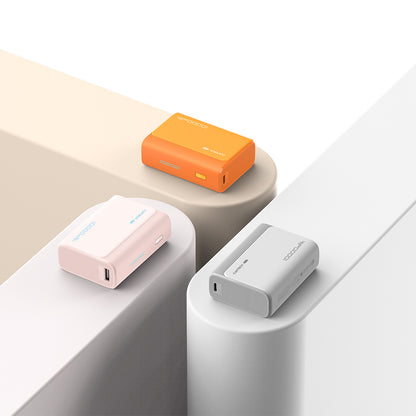 Eksterna baterija Cuktech CP13, 10000mAh, 30W, QC + PD, 1 x USB-A - 1 x USB-C, Roze CUK0PB100DPK