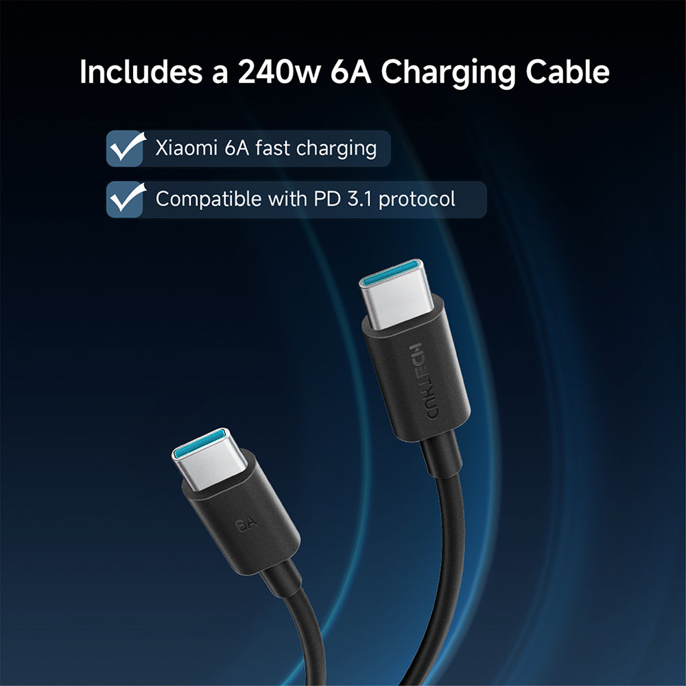 Eksterni punjač Cuktech PB150P, 15000mAh, 120W, QC + PD, 1 x USB-A - 2 x USB-C, Siva CKPB150POSGR