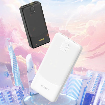 Eksterna baterija Dudao K10, 10000mAh, 12W, 2 x USB-A, Crna