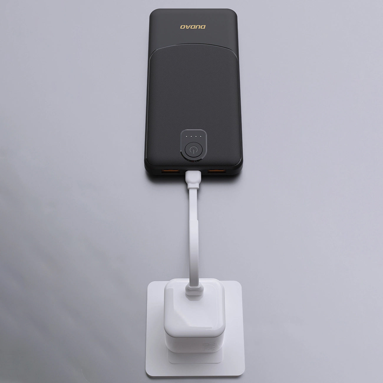 Eksterna baterija Dudao K10, 10000mAh, 12W, 2 x USB-A, Crna