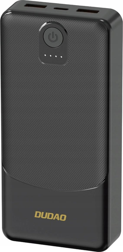 Eksterna baterija Dudao K10Pro, 20000mAh, 12W, 2 x USB-A, Crna