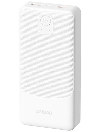 Spoljna baterija Dudao K10Pro, 20000mAh, 12W, 2 x USB-A, Bela