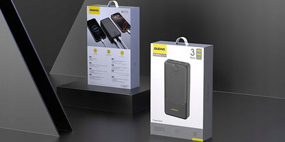 Eksterna baterija Dudao K10Pro, 20000mAh, 12W, 2 x USB-A, Crna