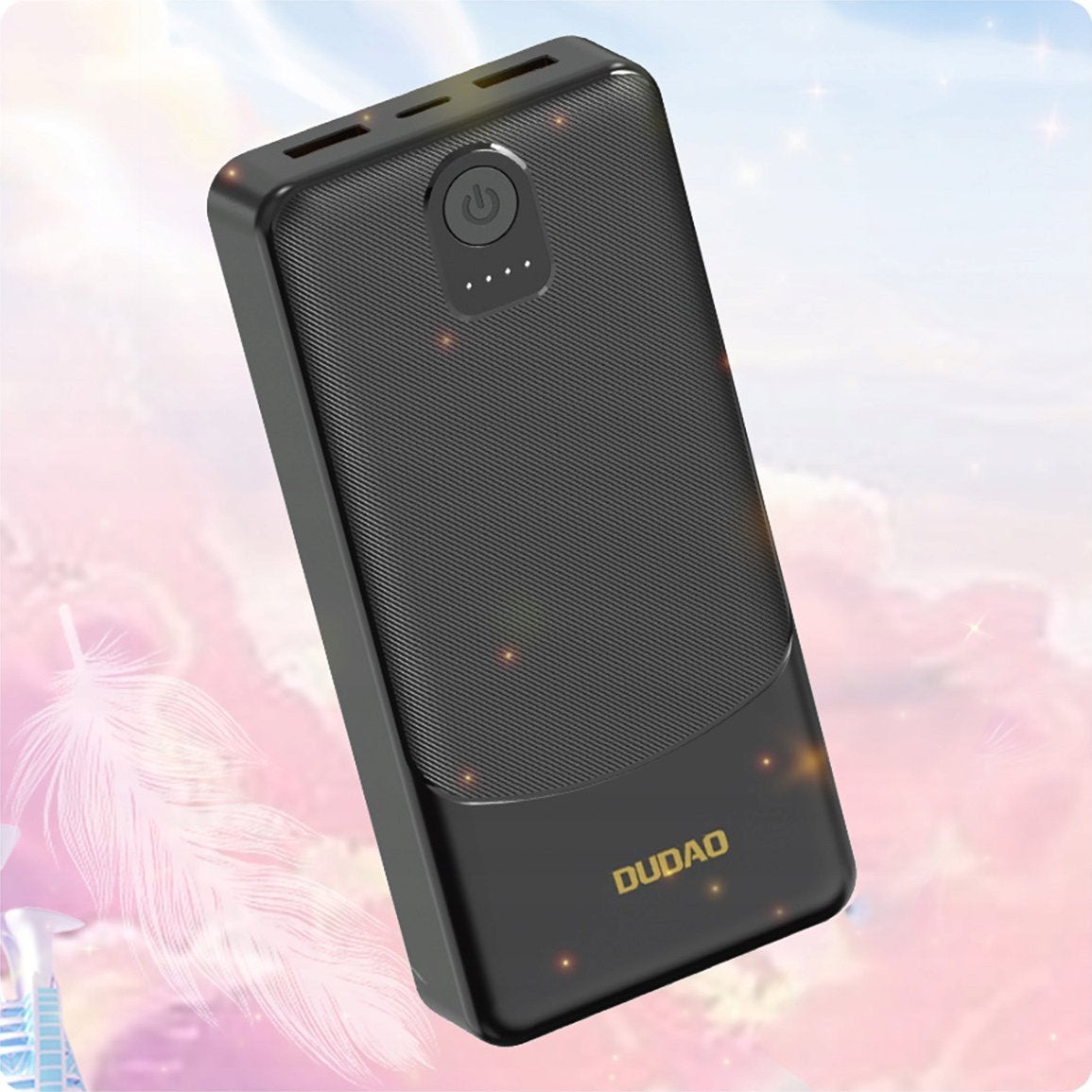 Eksterna baterija Dudao K10Pro, 20000mAh, 12W, 2 x USB-A, Crna