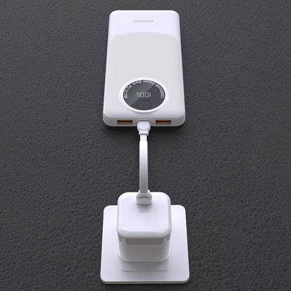 Spoljna baterija Dudao K12, 10000mAh, 22.5W, QC + PD, 1 x USB-C - 2 x USB-A, Crna