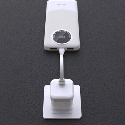 Spoljna baterija Dudao K12Pro, 20000mAh, 22.5W, QC + PD, 1 x USB-C - 2 x USB-A, Bela