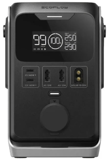 Eksterna baterija EcoFlow Trail 300, 90000mAh, 300W, PD, 1 x Produžetak za upaljač - 2 x USB-A - 2 x USB-C, Crna EF-TRAIL300-N