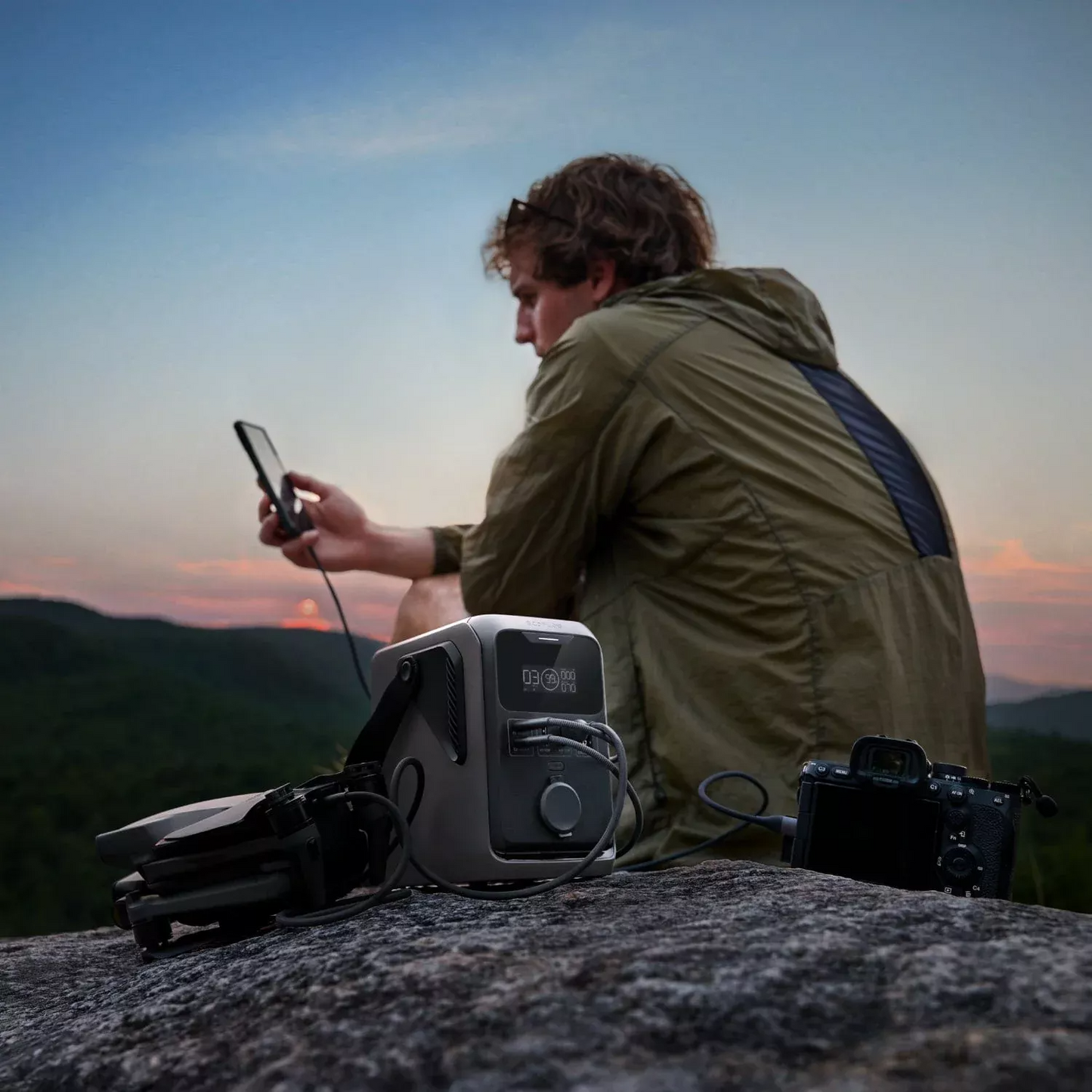 Eksterna baterija EcoFlow Trail 200, 60000mAh, 220W, PD, 2 x USB-A - 2 x USB-C, Crna EF-TRAIL200-N
