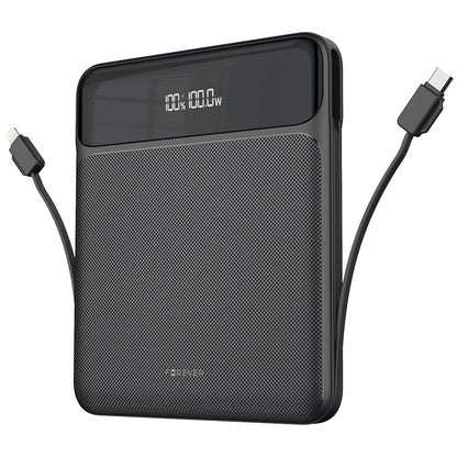 Vanjska baterija Forever TB-200, 20000mAh, 100W, QC + PD, 1 x Lightning - 2 x USB-C - 2 x USB-A, Crna