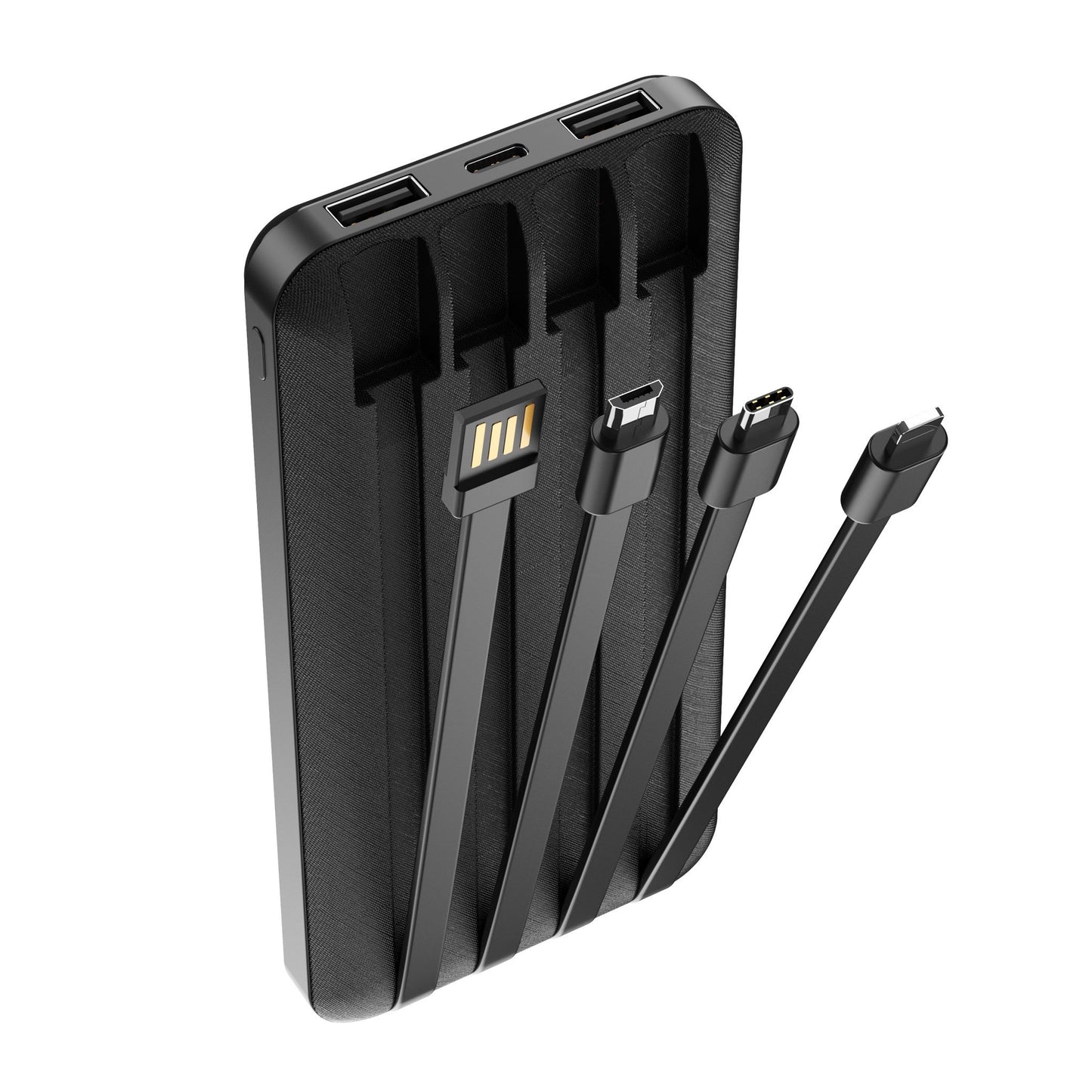 Spoljna baterija Forever TB-411, 10000mAh, 10W, 1 x Lightning - 1 x microUSB - 1 x USB-C - 2 x USB-A, Crna