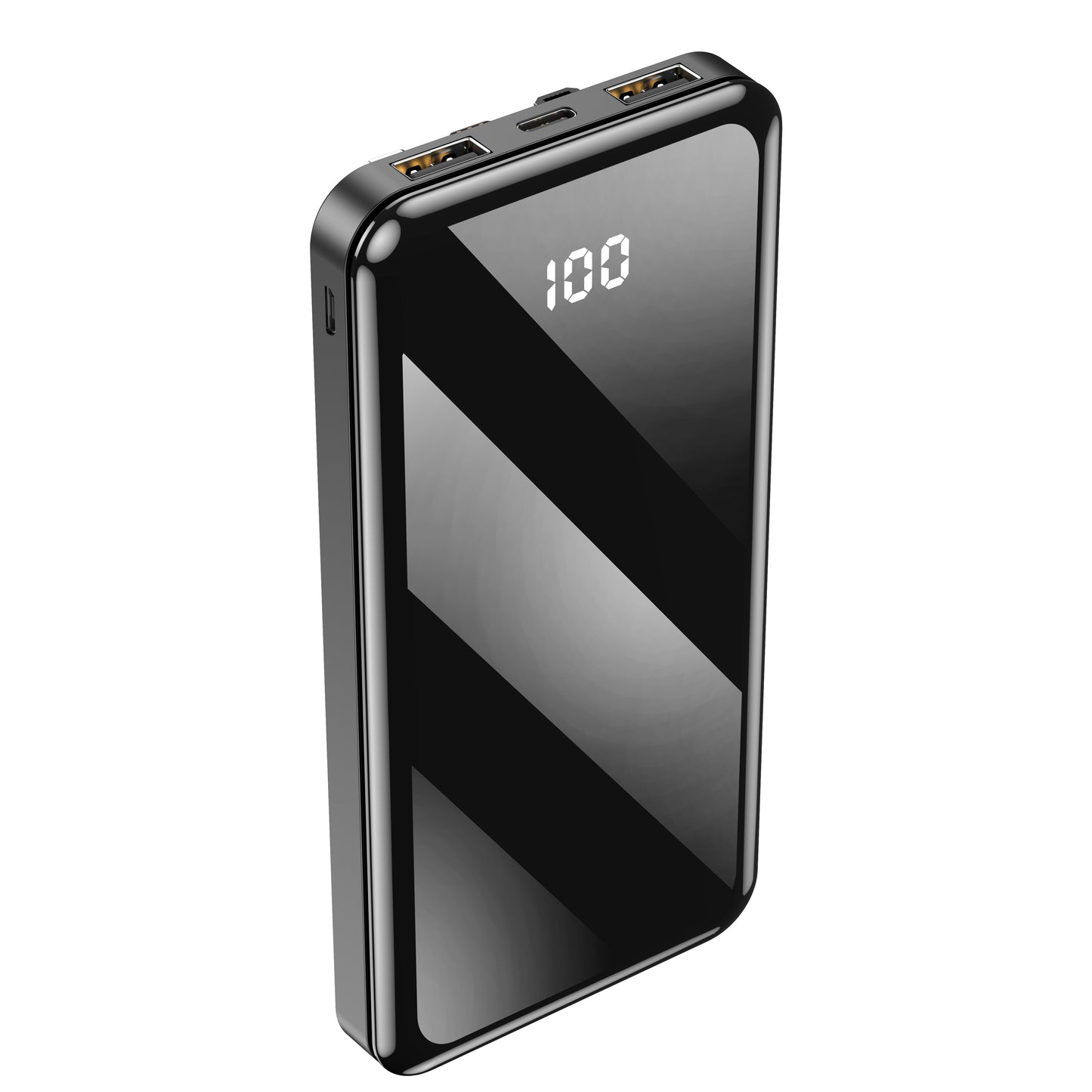 Spoljna baterija Forever TB-411, 10000mAh, 10W, 1 x Lightning - 1 x microUSB - 1 x USB-C - 2 x USB-A, Crna
