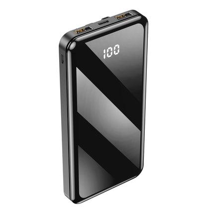 Spoljna baterija Forever TB-411, 10000mAh, 10W, 1 x Lightning - 1 x microUSB - 1 x USB-C - 2 x USB-A, Crna