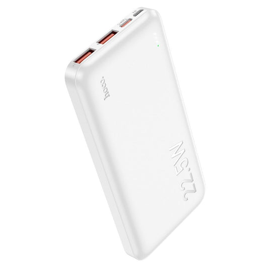 Spoljna baterija HOCO J101, 10000mAh, 22.5W, QC + PD, 1 x USB-C - 2 x USB-A, Bela