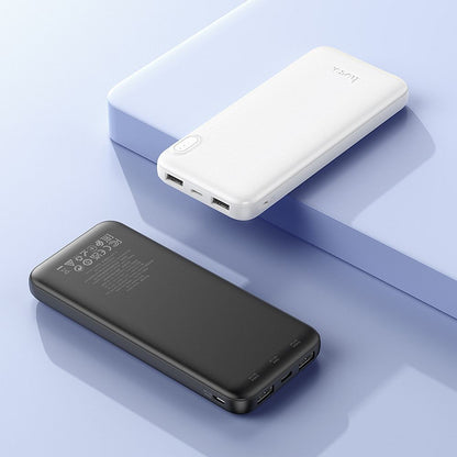 Eksterni punjač HOCO J128, 10000mAh, 10W, 2 x USB-A, Bela