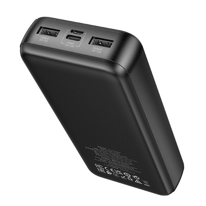 Eksterni punjač HOCO J128A, 20000mAh, 10W, 2 x USB-A, Crna, Refabrikovana