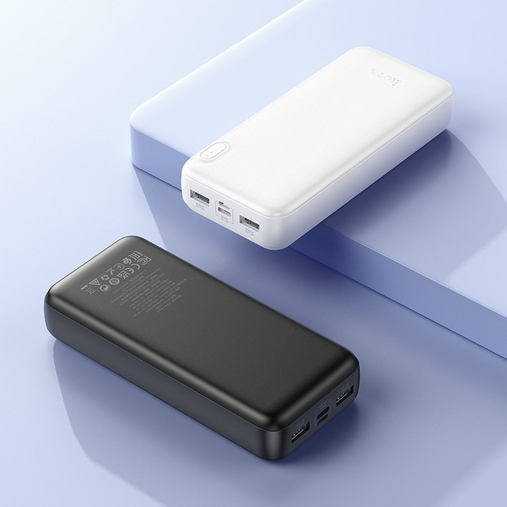 Eksterni punjač HOCO J128A, 20000mAh, 10W, 2 x USB-A, Crna, Refabrikovana