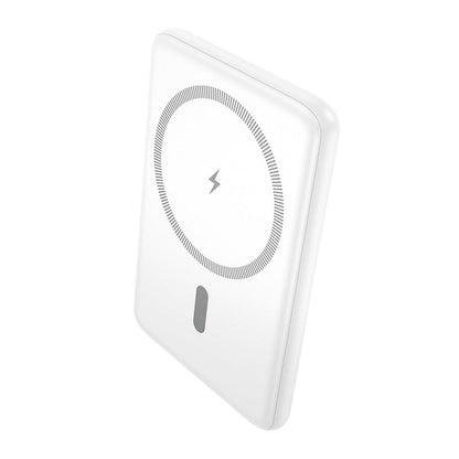 Bežična Eksterna Baterija HOCO J140A, 5000mAh, 20W, PD + QI, 1 x USB-C, Bela