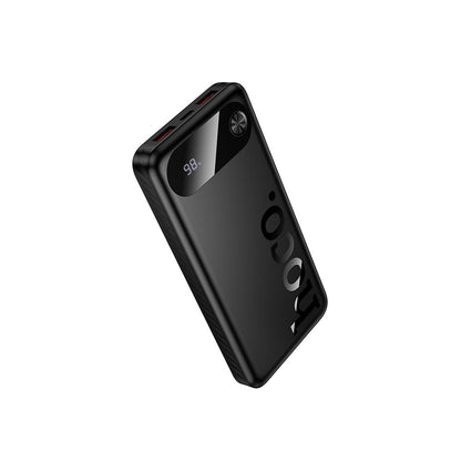 Eksterna baterija HOCO J154, 10000mAh, 22.5W, QC + PD, 1 x USB-C - 2 x USB-A, Crna