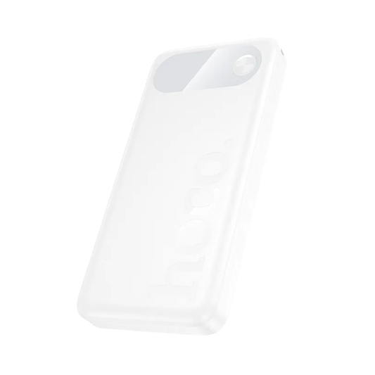 Eksterna baterija HOCO J154, 10000mAh, 22.5W, QC + PD, 1 x USB-C - 2 x USB-A, Bela