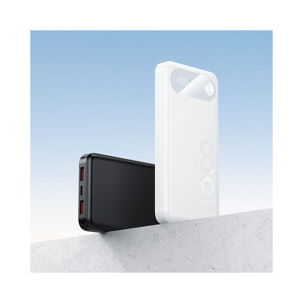 Eksterna baterija HOCO J154, 10000mAh, 22.5W, QC + PD, 1 x USB-C - 2 x USB-A, Crna