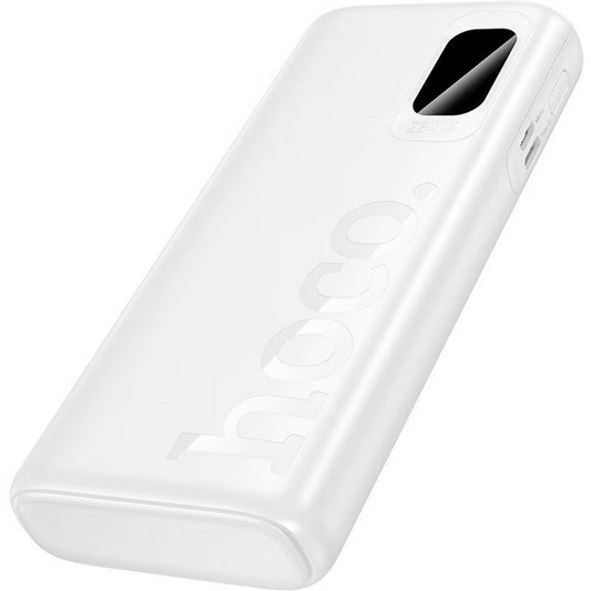 Eksterna baterija HOCO J158 Pro Runner, 10000mAh, 22.5W, QC + PD, 1 x USB-C - 2 x USB-A, Bela