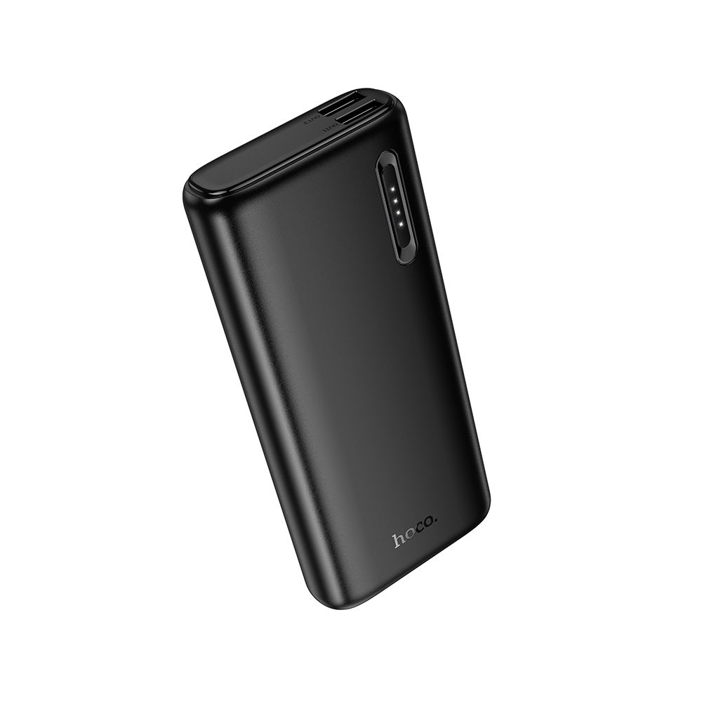 Eksterni punjač HOCO J158A, 10000mAh, 10W, 2 x USB-A, Crna